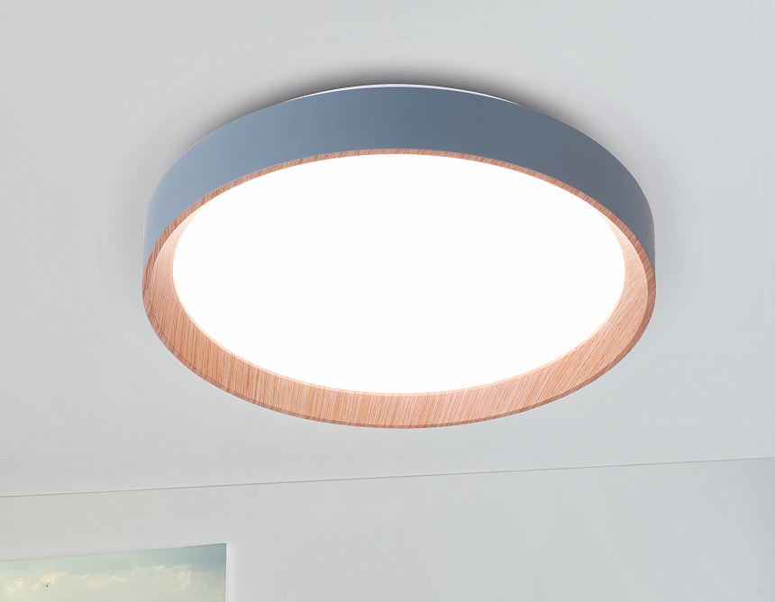 FZ1320 GR/LWD серый/светлое дерево IP20 41W D390*70 (ПДУ ИК)